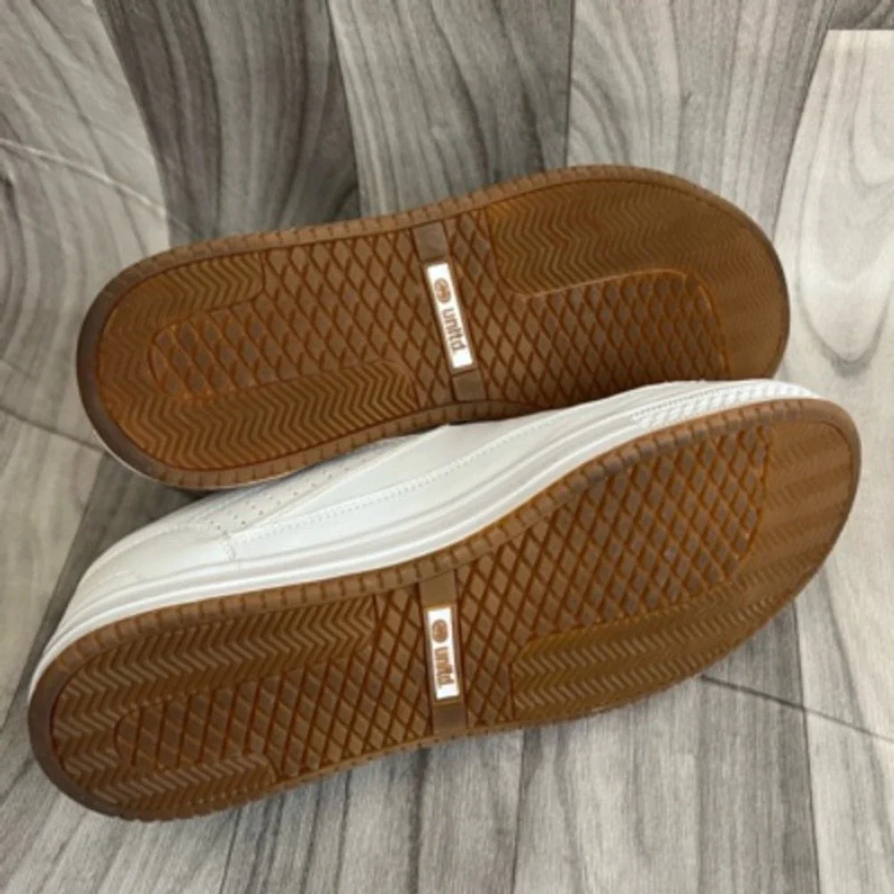 Ecko Unltd Mens Casual Slip-On Shoes White Leather Rhino Round Toe 9 EUR 42 - Picture 5 of 12